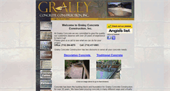 Desktop Screenshot of graleyconcrete.com